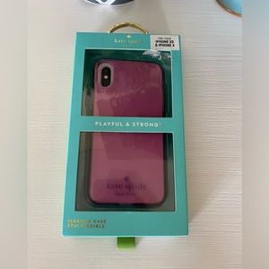 Kate Spade Flexible Iphone Xs And X Purple